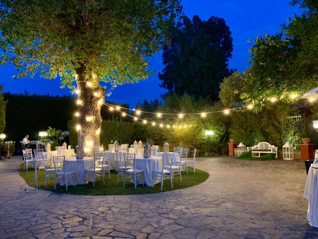 Le luminarie in giardino