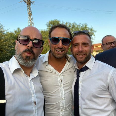 With friends