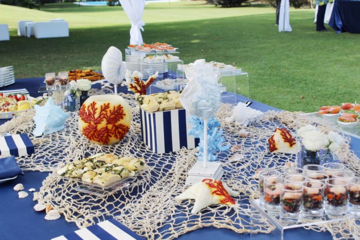 Buffet tema mare