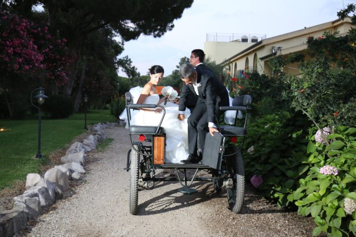 Sposi in carrozza