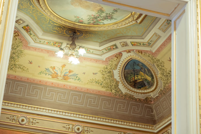 Decorazioni sala della musica
