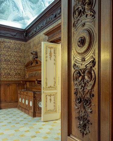Scorcio della sala da pranzo