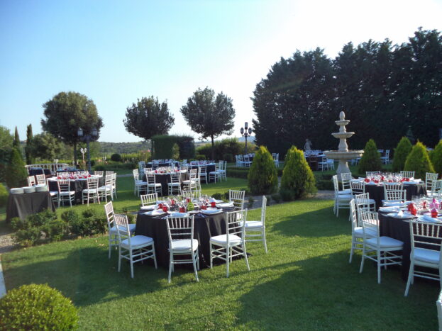 in giardino