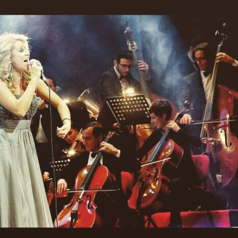 in teatro con l'orchestra