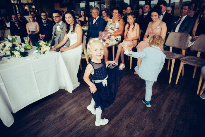 La cerimonia con bambini