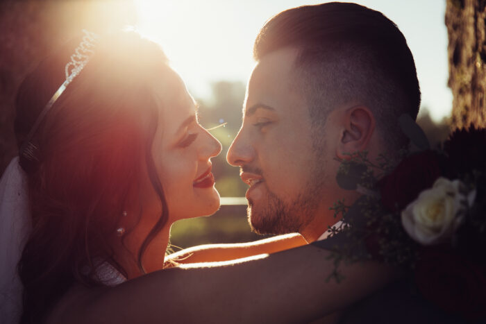 Bacio al tramonto