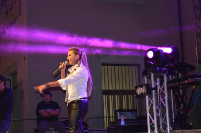 sul palco