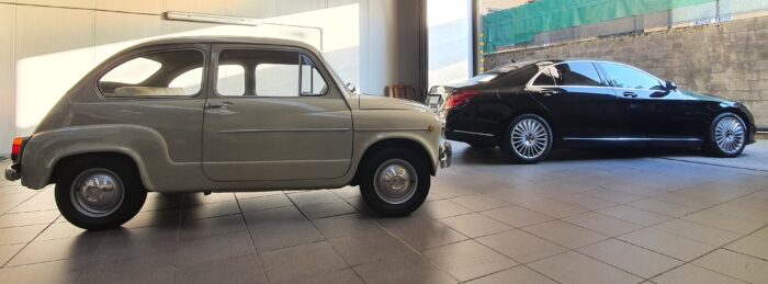 Fiat 600 + Mercedes S