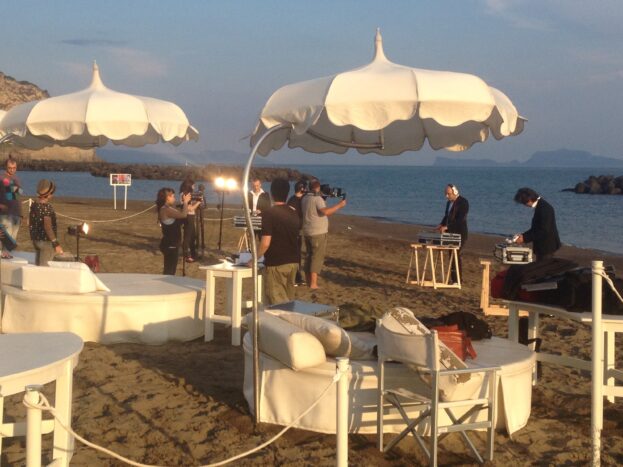 Postazione sulla spiaggia