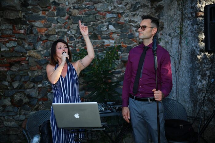 Duo durante l'aperitivo