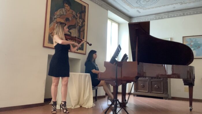 io e la mia pianista in duo
