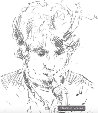 Live music portrait