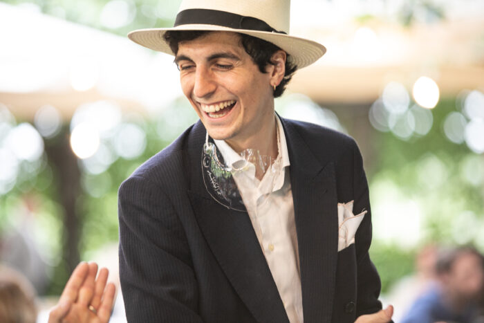 primo piano del mago