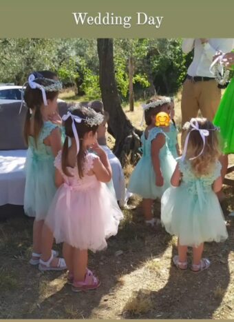 Little Girls in ItalianWedding