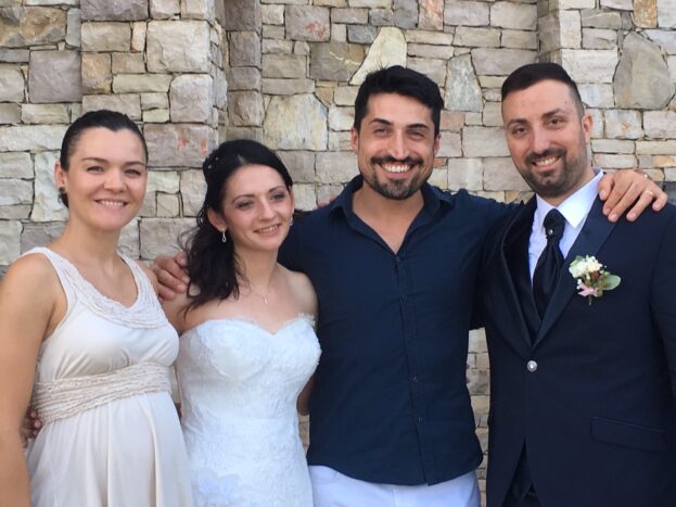 Con Isabella e Gabriele, 7/18