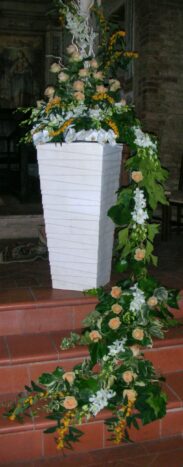 addobbo accanto agli sposi
