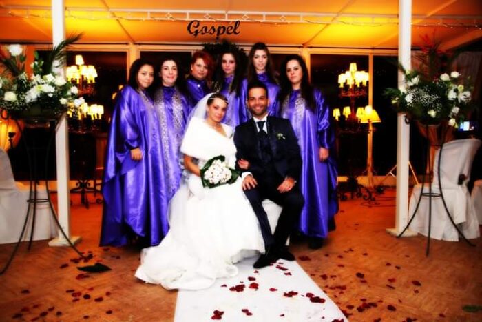 Foto con gli sposi