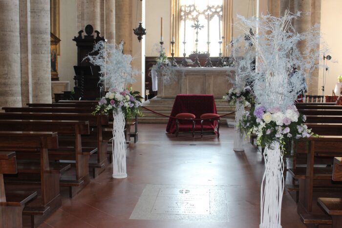 addobbo navata chiesa
