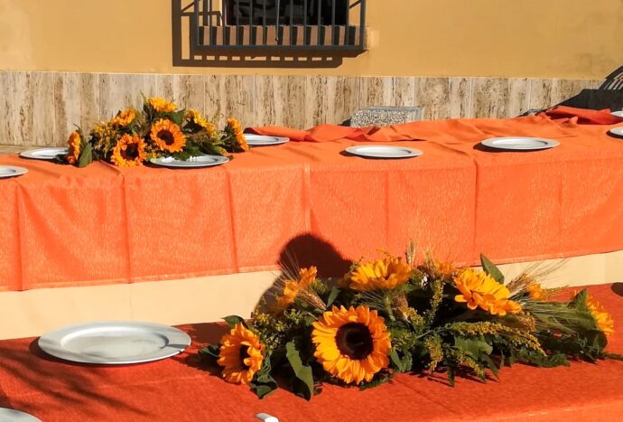 centrotavola rustico