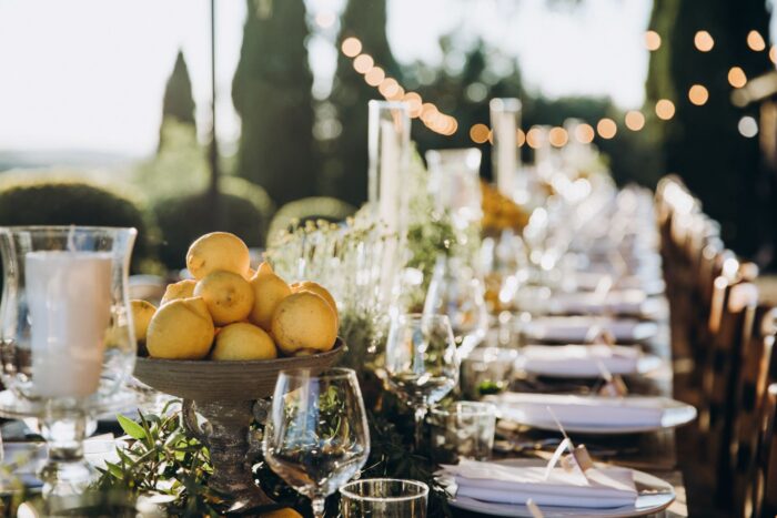 Mise en place dal sapore estiv