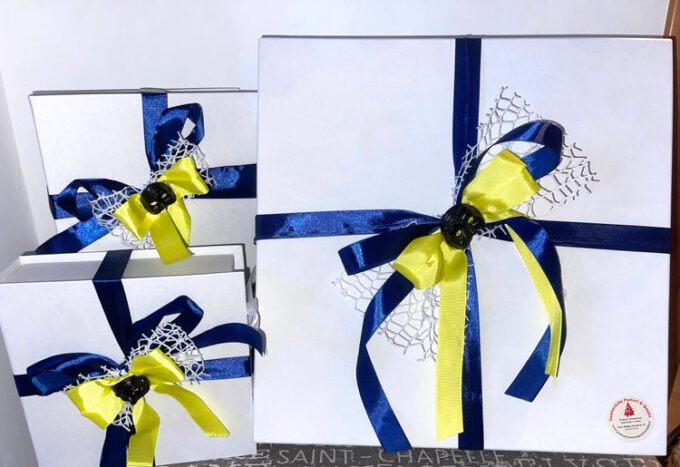 Confezione Blu e Giallo