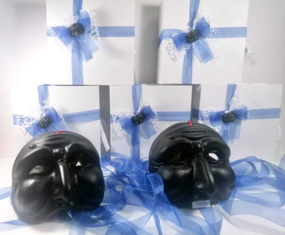Maschera Pulcinella + Scatola