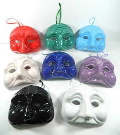 Maschera Pulcinella Multicolor