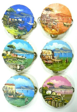 Tamburello Dipinto Napoli