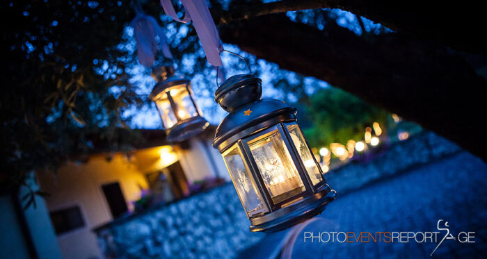 Lanterne con candele