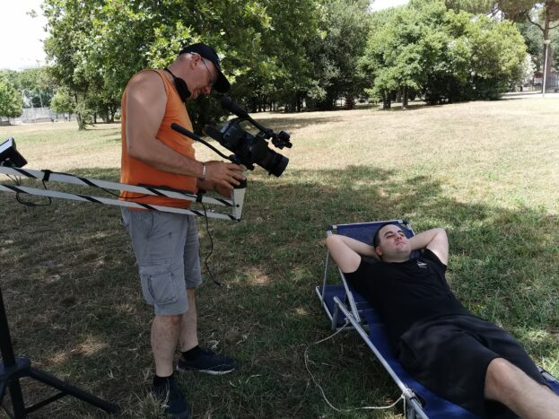 riprese con il Crane