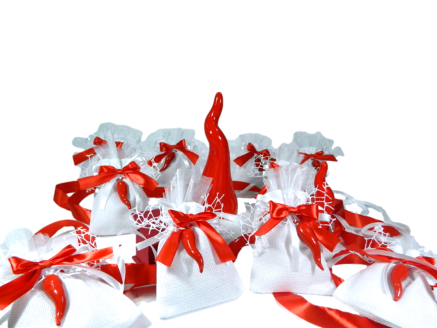 Confezione sacchetto + corno