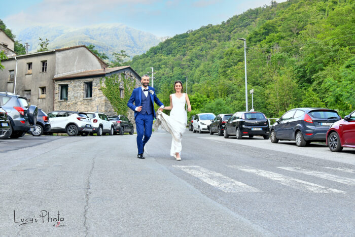 Sulla strada di accesso