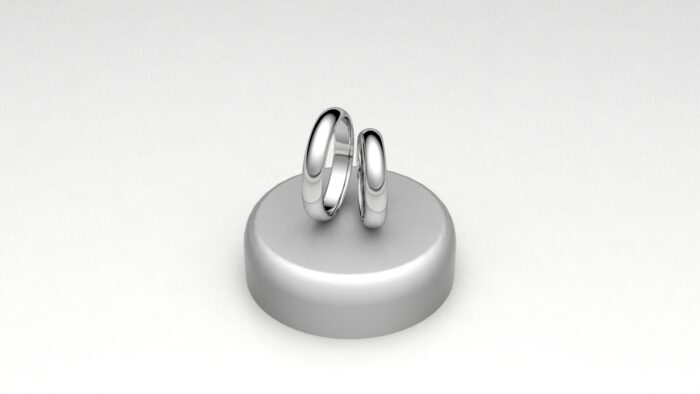 Fedi Bianche/Rodio (oro 18k)