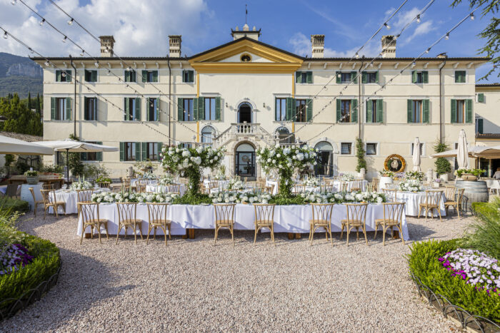 terrazza fronte Villa