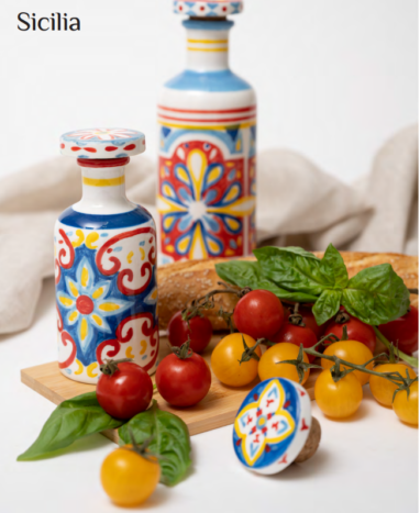 Sicilia Oliera in ceramica 