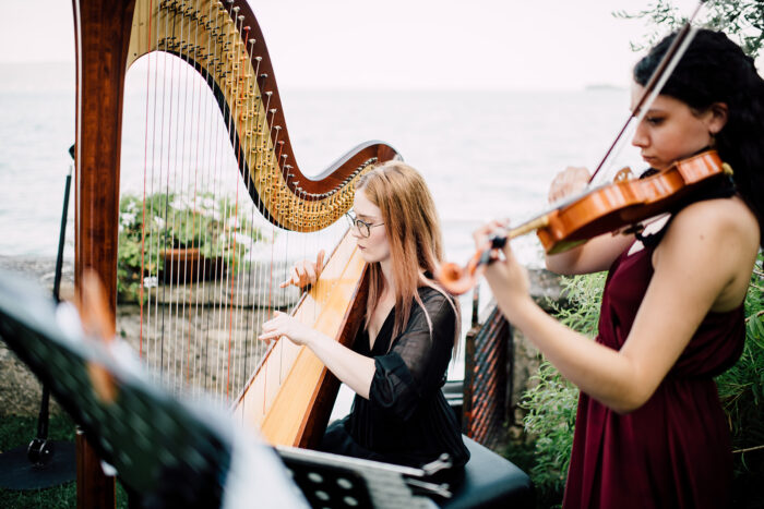 Arpa e violino cerimonia