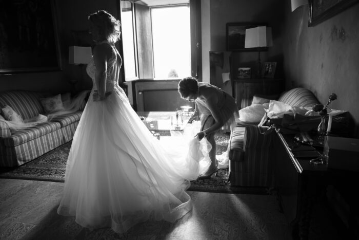 Preparazione sposa