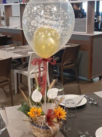 Allestimento tavolo comunione