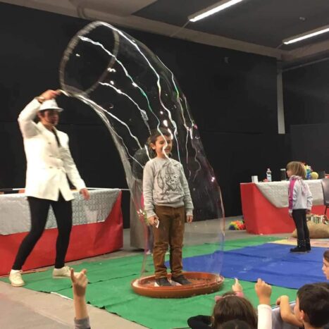 Bolle di sapone con Scintilla