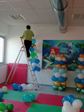 Allestimento sala