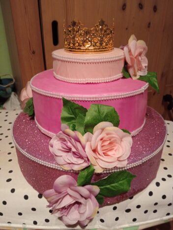 Torta scenografica principessa