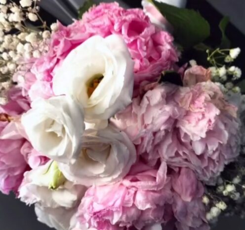 Bouquet con peonie