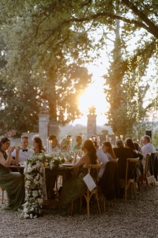 Cena in giardino
