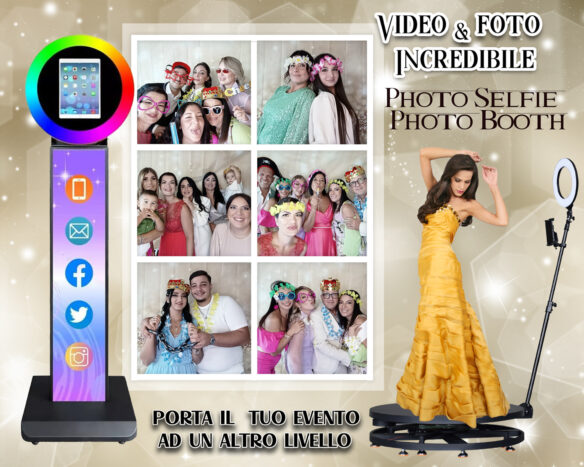 PHOTO BOOTH360 e PHOTO SELFIE