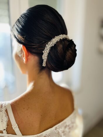 Chignon vintage elegante