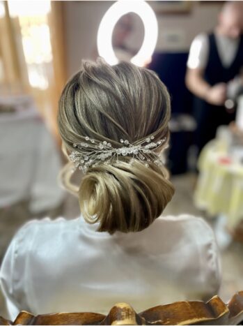 Chignon con rilievi