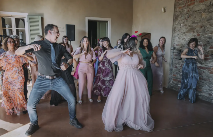 Animazione con la sposa