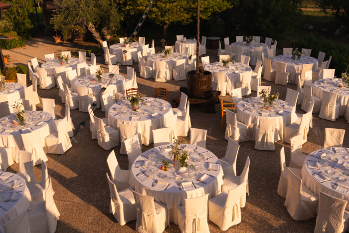 Allestimento piazza del borgo