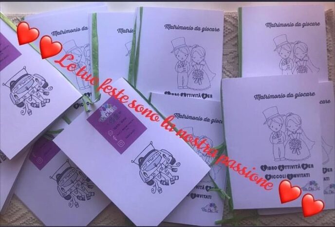 Libretto matrimonio da giocare