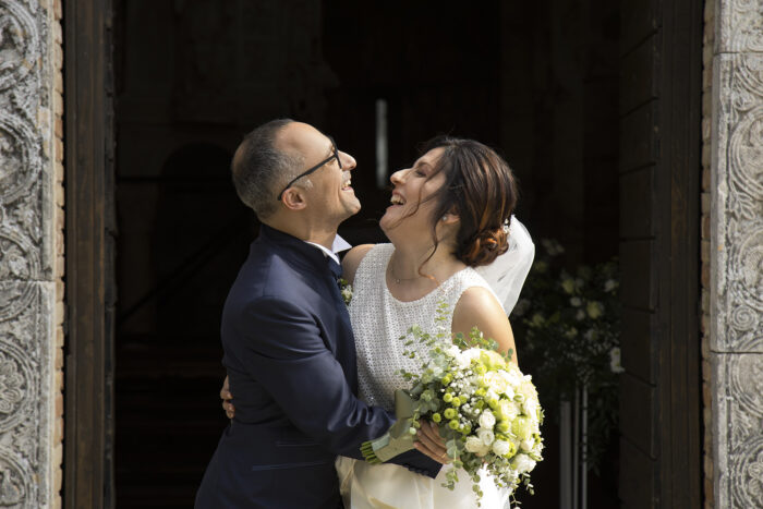 uscita dalla chiesa